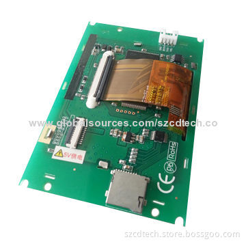 4.3-inch TFT LCD modules, 480(RGB) x 272 Dots, 6 O' Clock Viewing Direction
